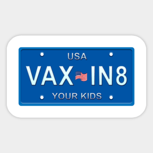 VAX IN8 Sticker